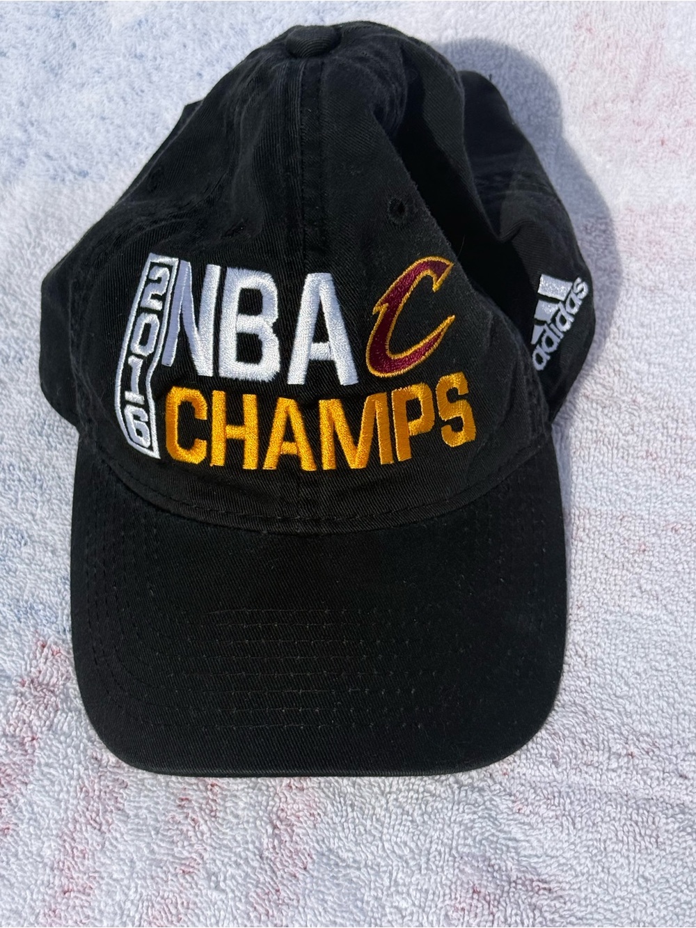 Cleveland Cavaliers 2016 NBA Champs Black Adidas Hat, NWT